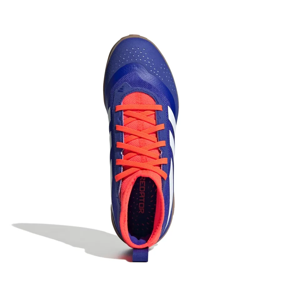 Imagen 3 de 7 de Botines adidas Predator league In-AZUL/NARANJA FLUOR/BLANCO