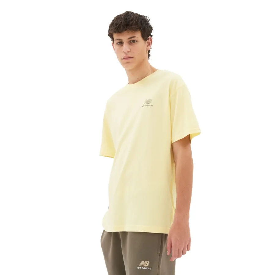 Imagen 1 de 4 de Remera New Balance Uni-ssentials Cotton-MAÍZ