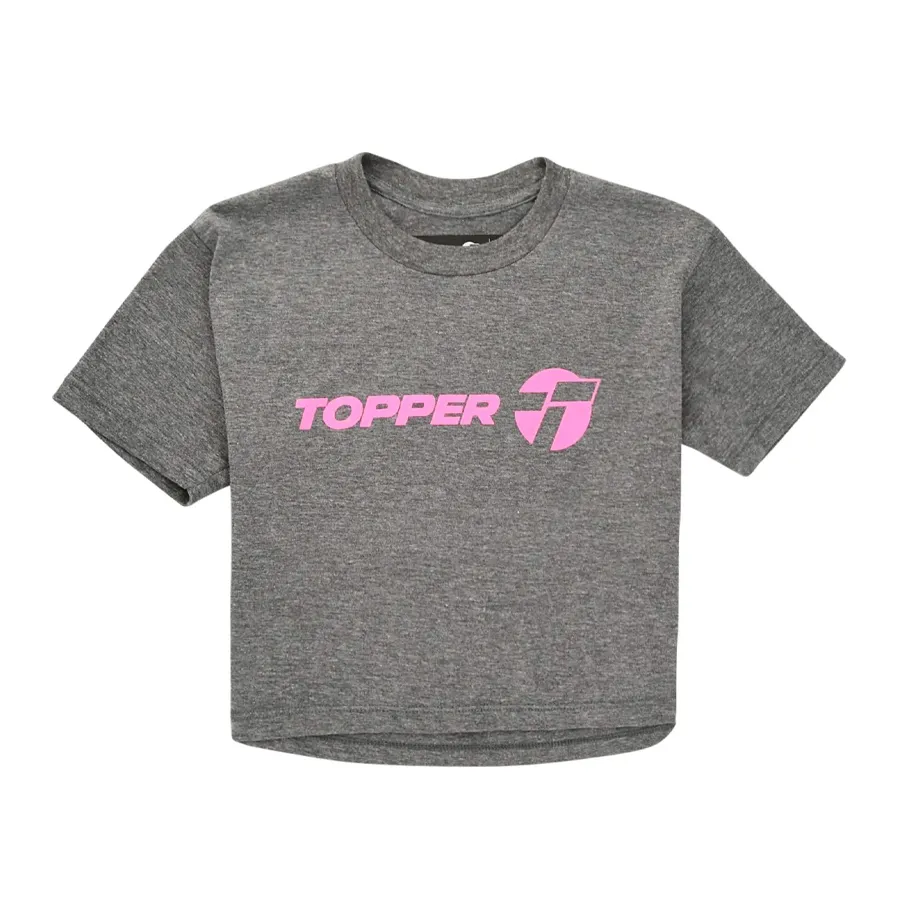 Imagen 0 de 3 de Remera Topper Gtg Mc Brand-GRIS/NEGRO