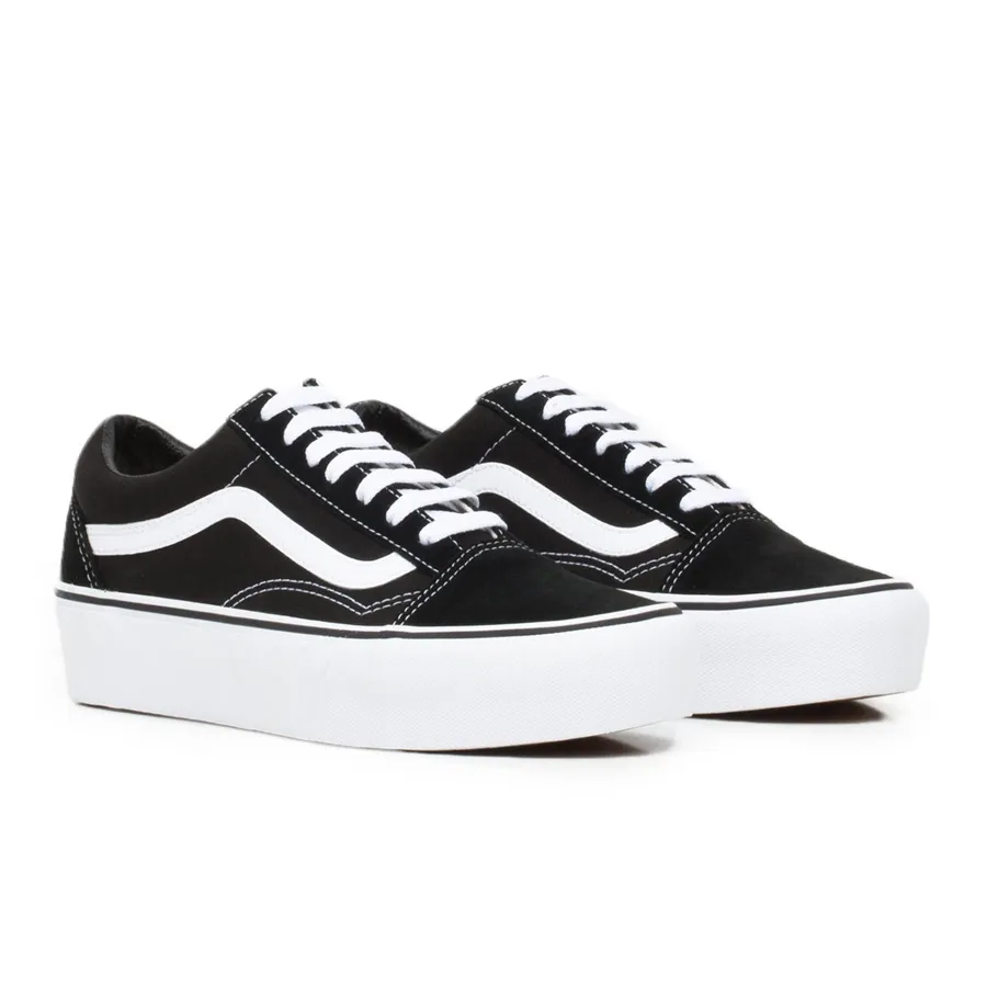 Imagen 2 de 6 de Zapatillas Vans Old Skool Platform-NEGRO/BLANCO