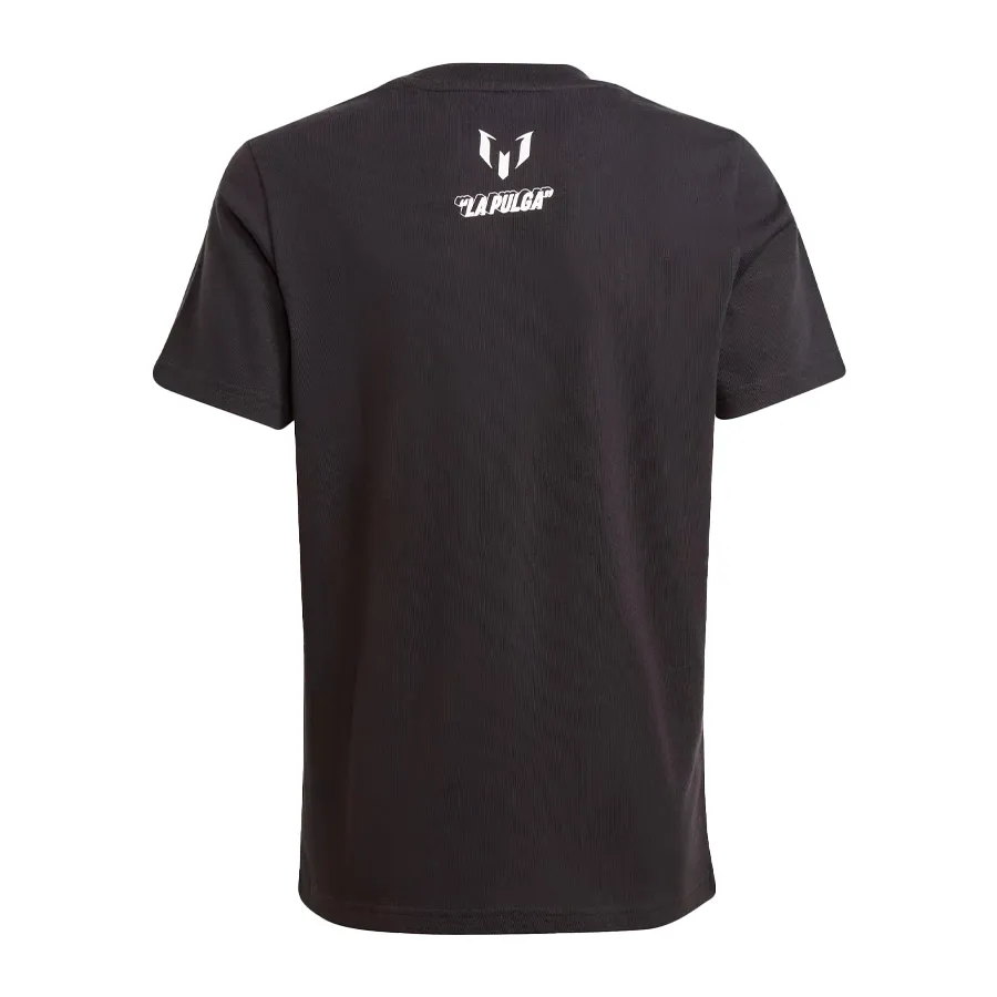 Imagen 1 de 3 de Remera adidas Messi Fútbol Estampada-NEGRO/CELESTE/BLANCO