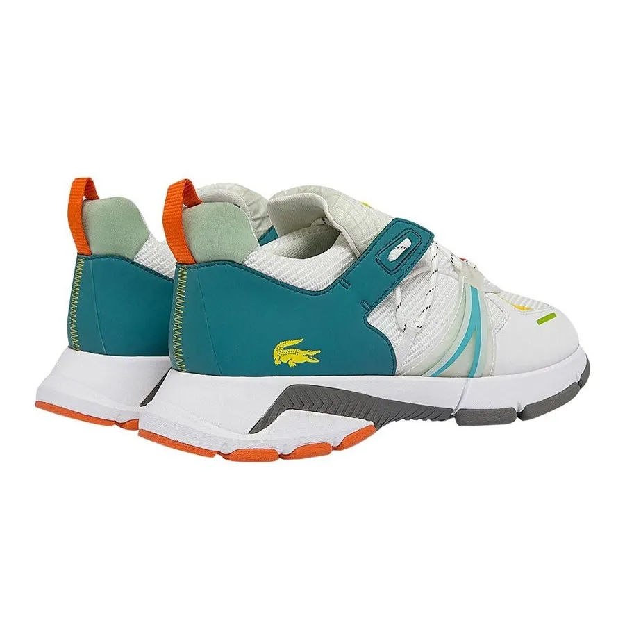 Imagen 1 de 4 de Zapatillas Lacoste L003-BLANCO/PETROLEO/NARANJA