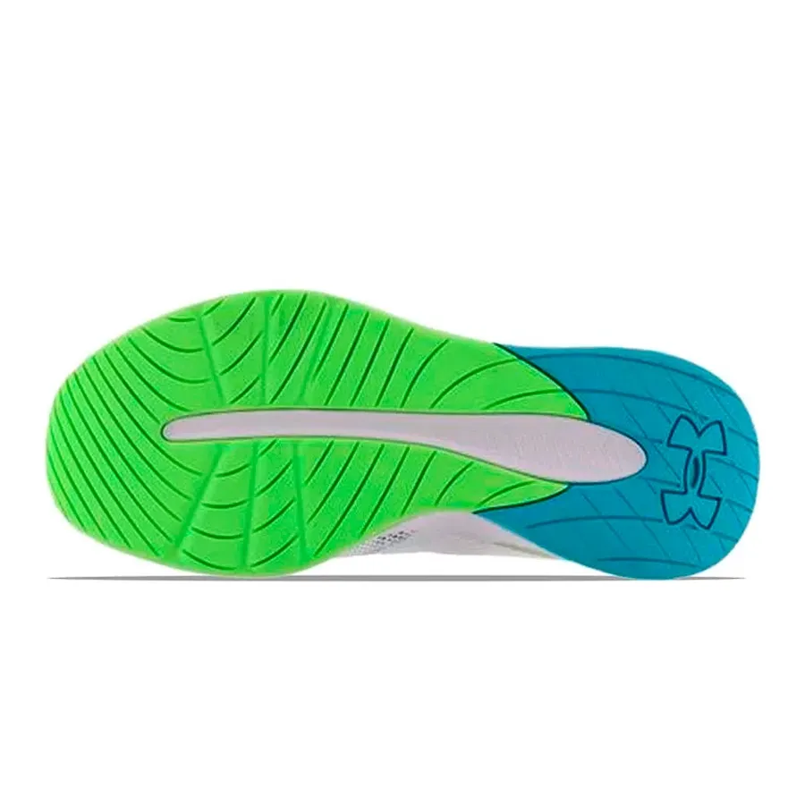 Imagen 4 de 5 de Zapatillas Under Armour Charged Breathe  Lc-BLANCO/VERDE/TURQUESA