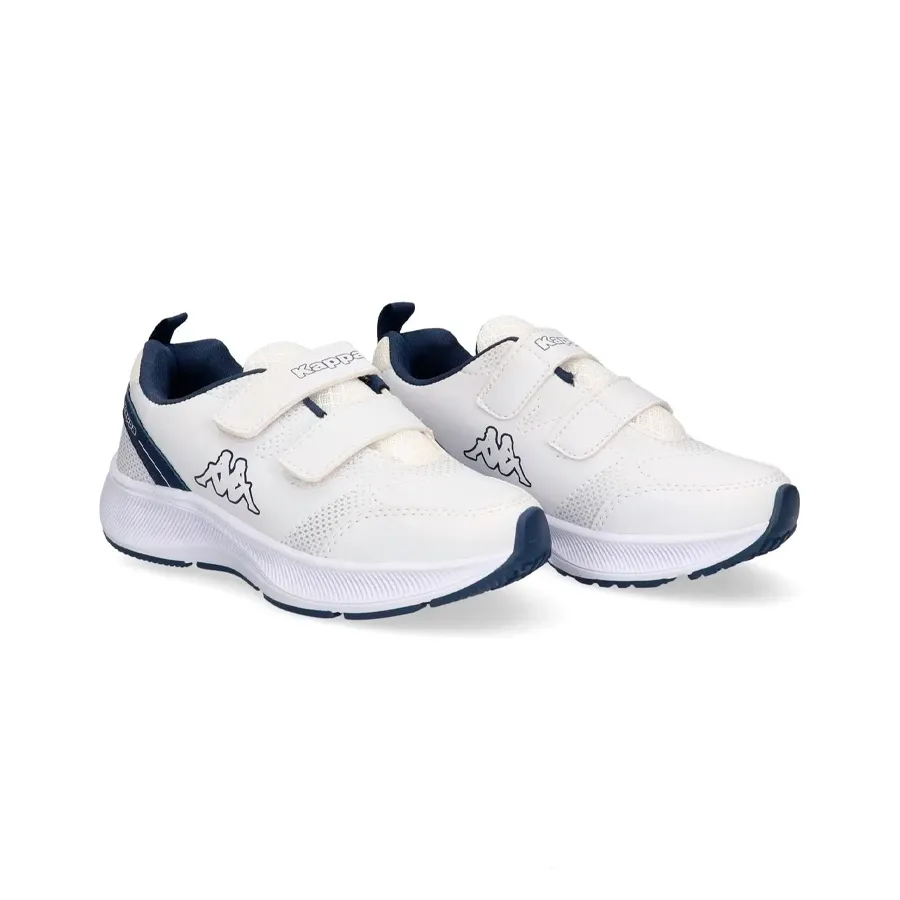 Imagen 1 de 5 de Zapatillas Kappa Break Kids Velcro-BLANCO/MARINO