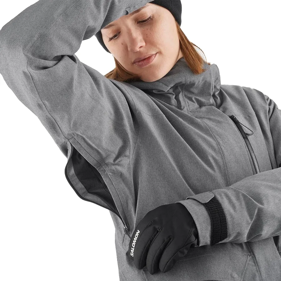 Imagen 7 de 9 de Campera Salomon Stance Cargo-GRIS