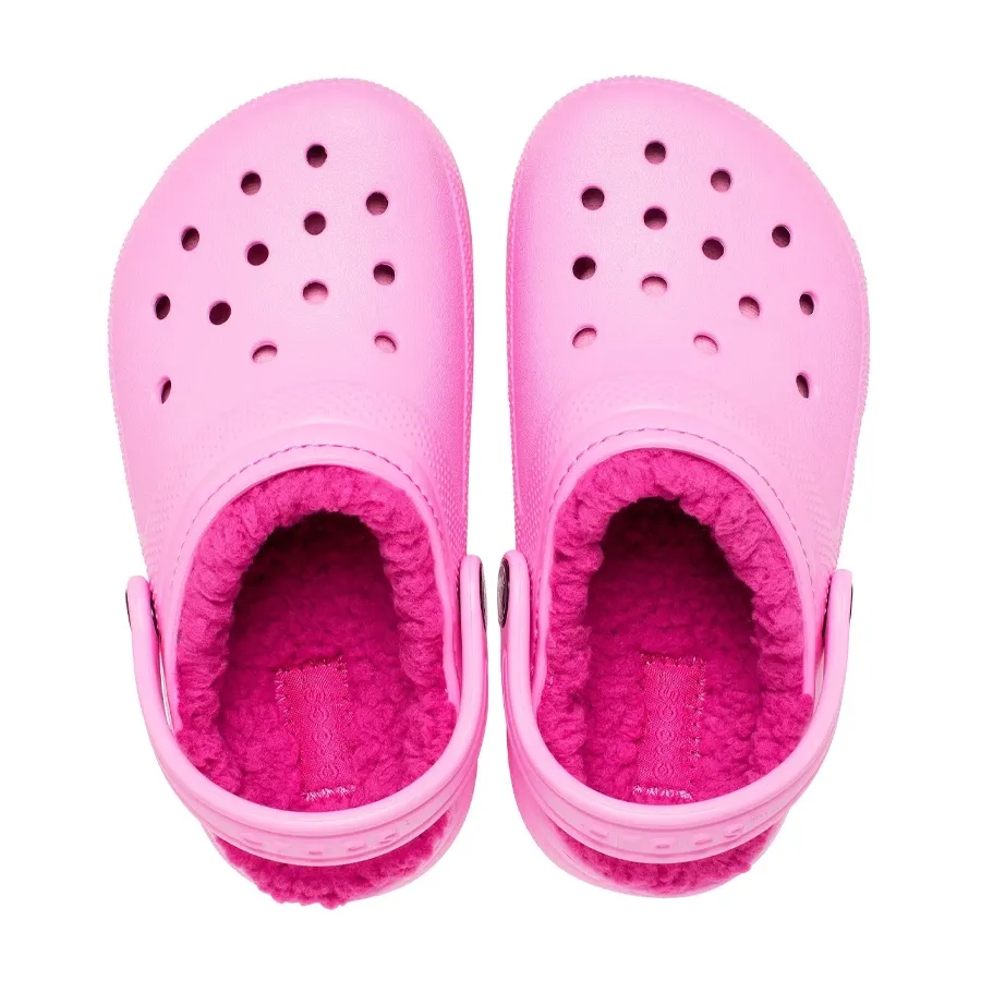 Imagen 2 de 5 de Ojotas Crocs Classic Lined Clog-ROSA