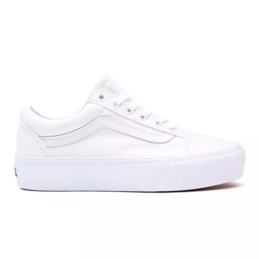 Imagen 0 de 6 de Zapatillas Vans Old Skool Platform-BLANCO