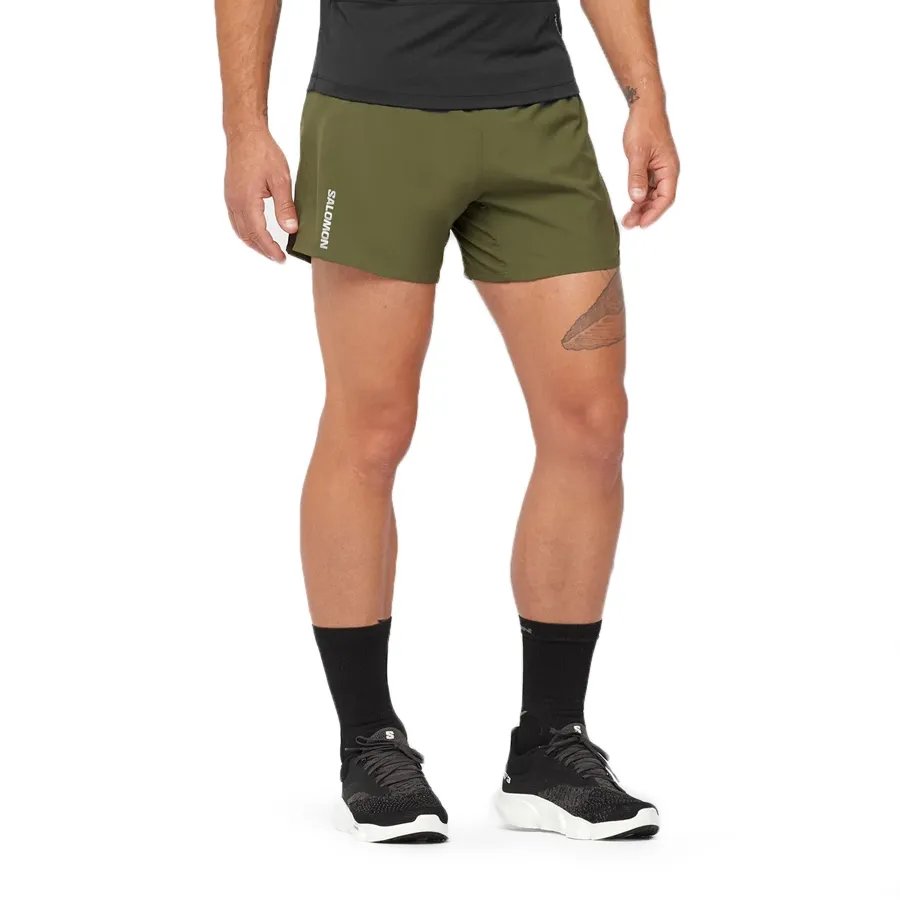 Imagen 1 de 5 de Shorts Salomon Cross 5-OLIVA/MARINO