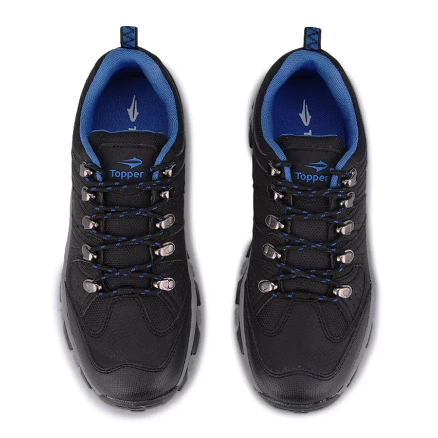 Imagen 3 de 6 de Zapatillas Topper Gondor ii-NEGRO/GRIS/AZUL