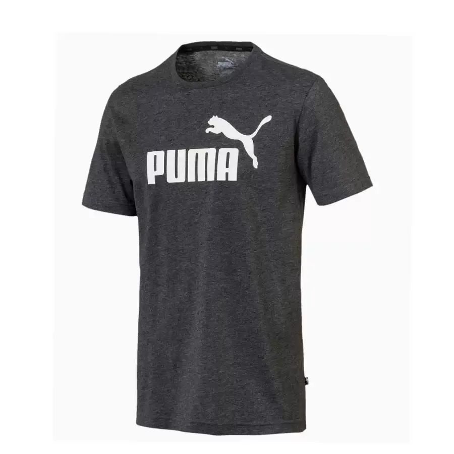 Imagen 0 de 2 de Remera Puma Ess+ Heather-NEGRO