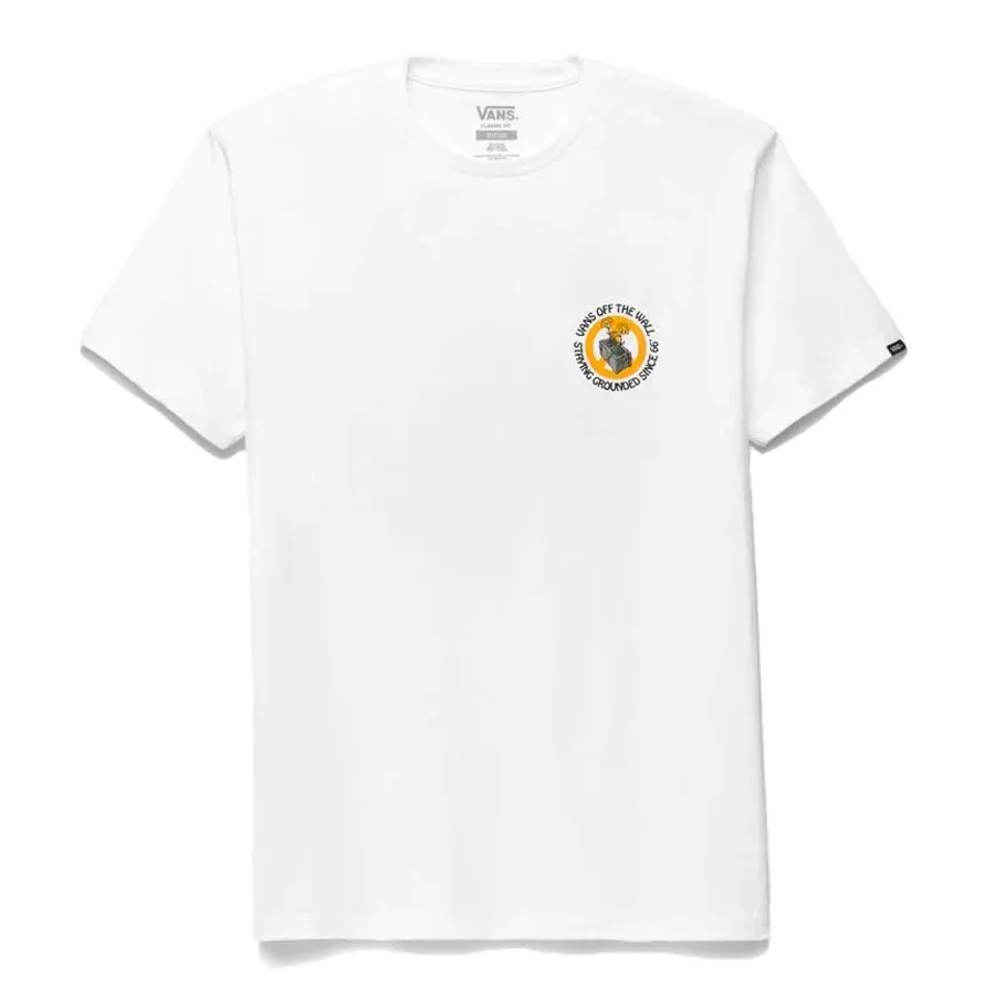 Imagen 0 de 5 de Remera Vans Staying Gounded-BLANCO/AMARILLO