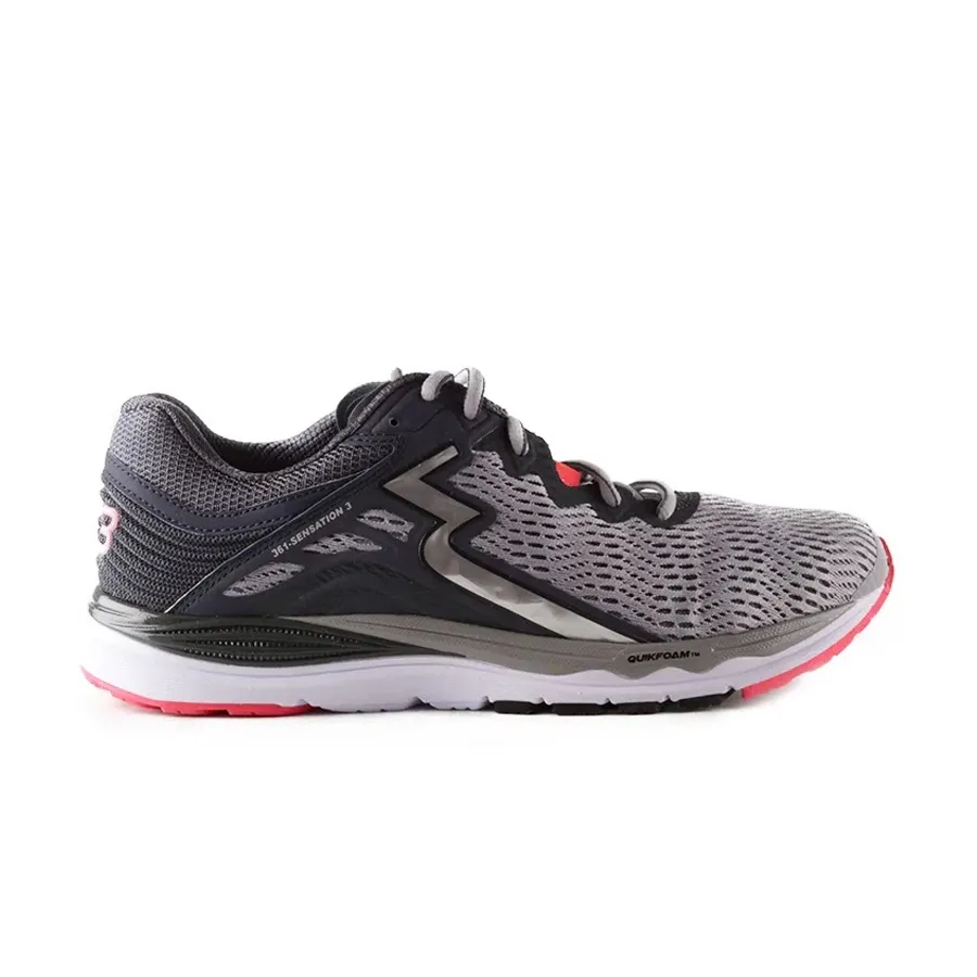 Imagen 3 de 4 de Zapatillas 361º Sensation 3 W-GRIS/GRAFITO/FUCSIA