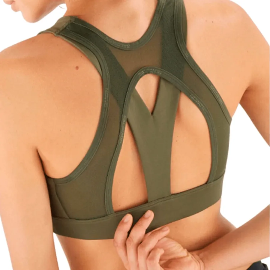 Imagen 3 de 4 de Top Salomon Cross Run Bra-VERDE OSCURO