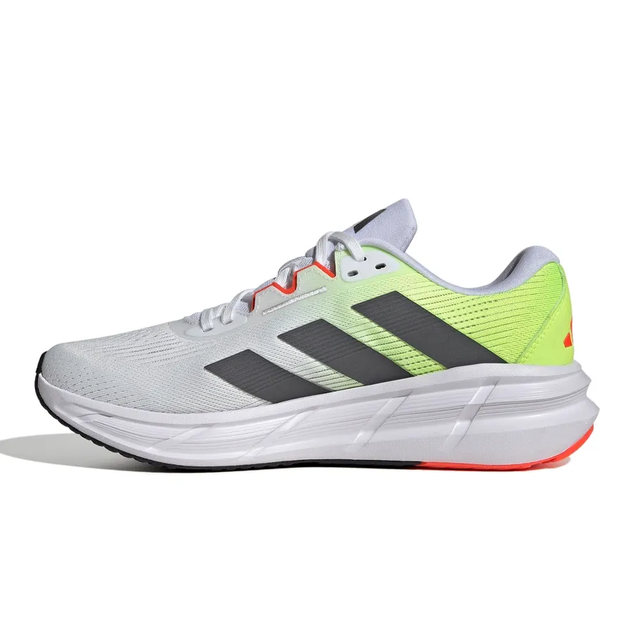 Imagen 2 de 7 de Zapatillas adidas Questar 3-BLANCO/AMARILLO FLUOR/GRAFITO