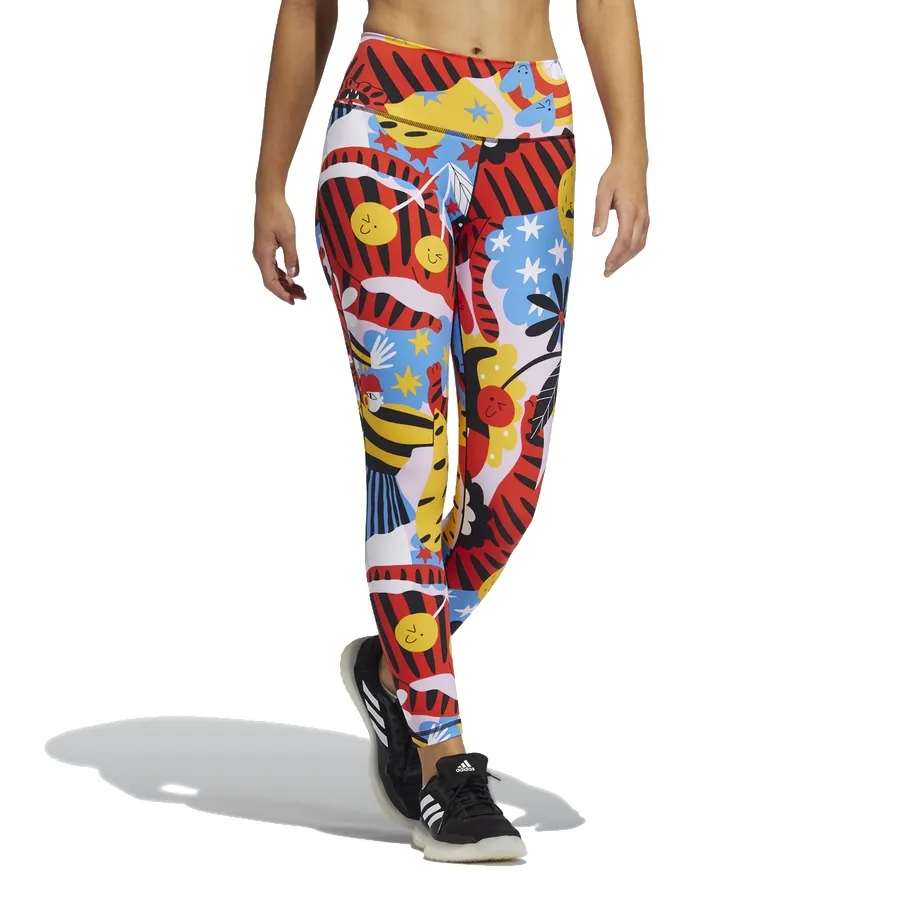 Imagen 0 de 5 de Calza adidas 7/8 Believe this Tiro Alto-BLANCO/MULTICOLOR