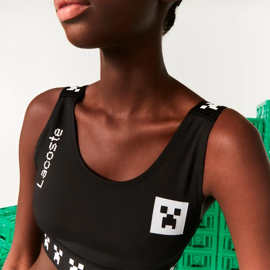 Imagen 3 de 5 de Top Lacoste Shirts And Cols Roules-NEGRO/BLANCO