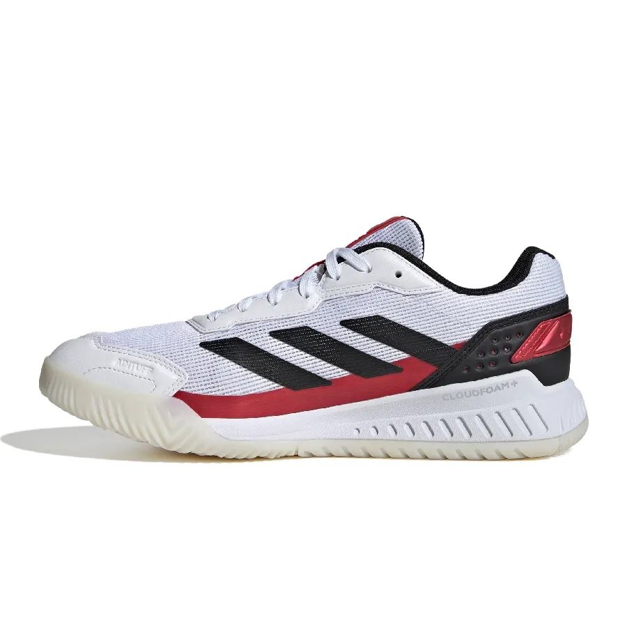Imagen 2 de 7 de Zapatillas adidas Courtquick Padel-BLANCO/NEGRO/ROJO