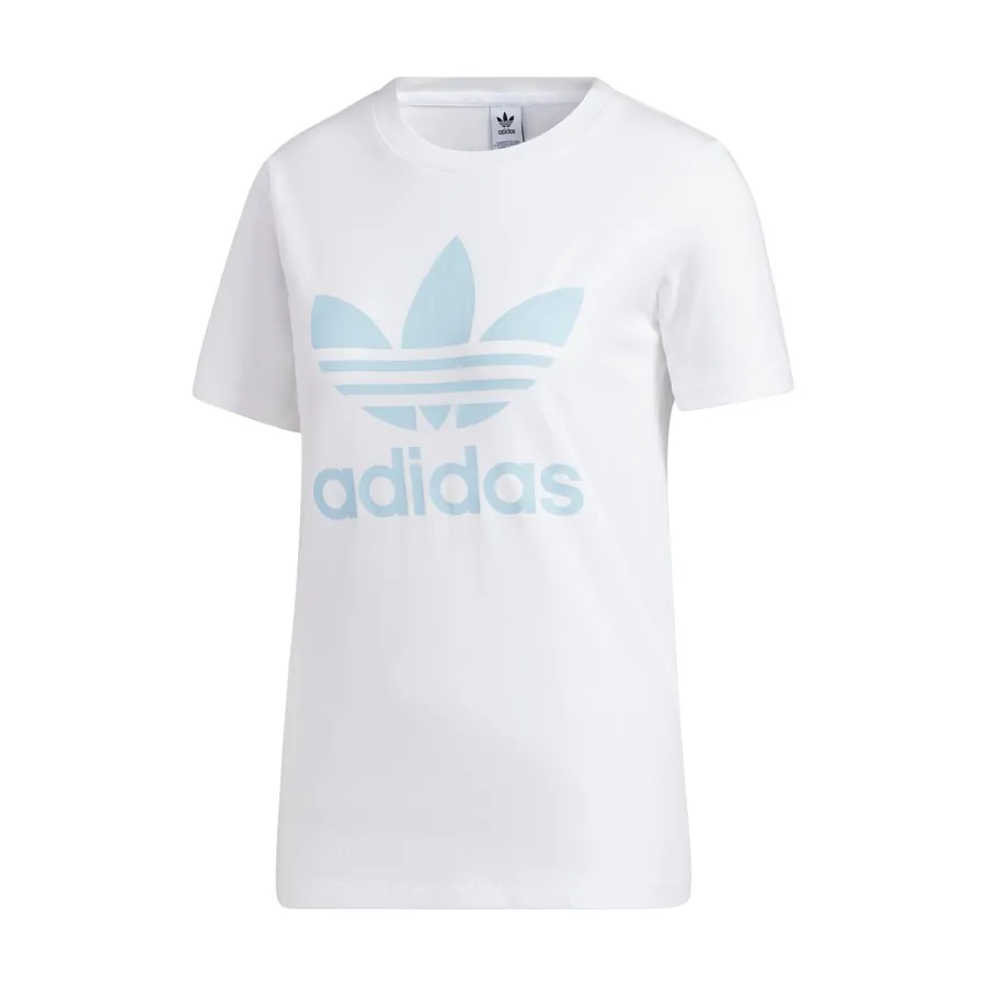 Imagen 0 de 2 de Remera adidas originals Trefoil-BLANCO/CELESTE