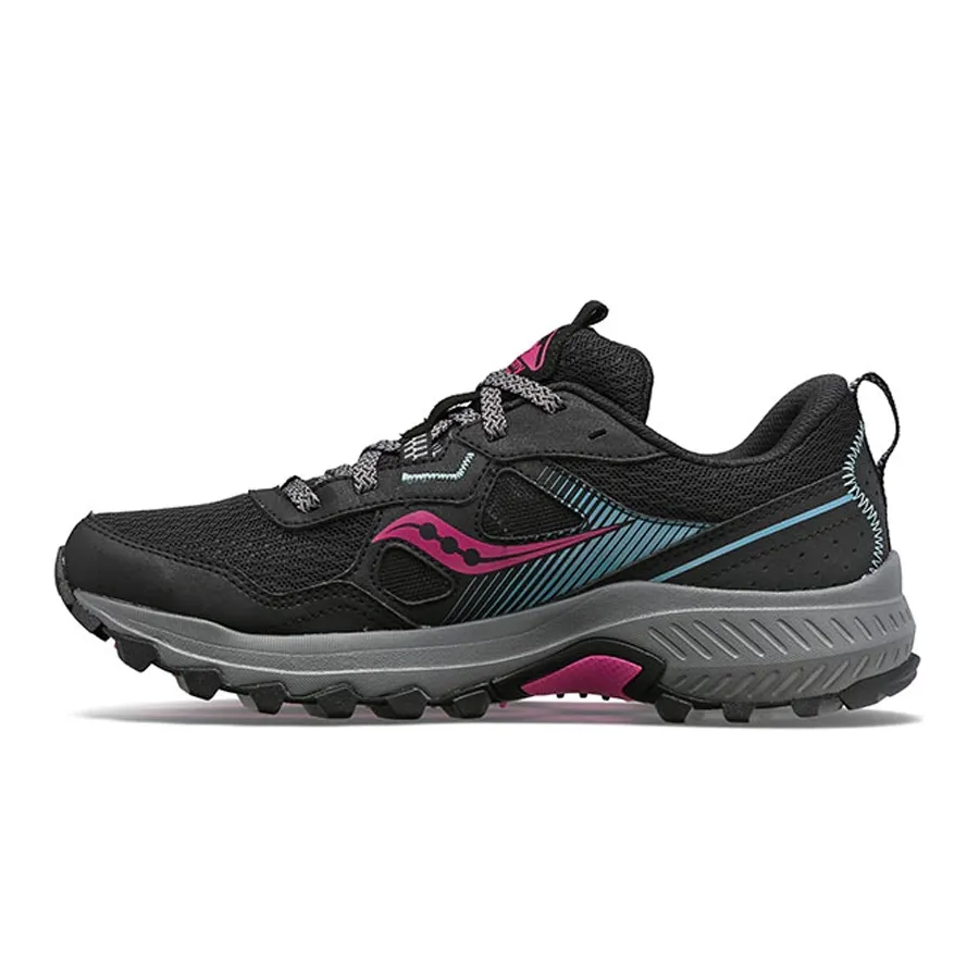 Imagen 2 de 5 de Zapatillas Saucony Excursion Tr16-NEGRO/GRIS/FUCSIA