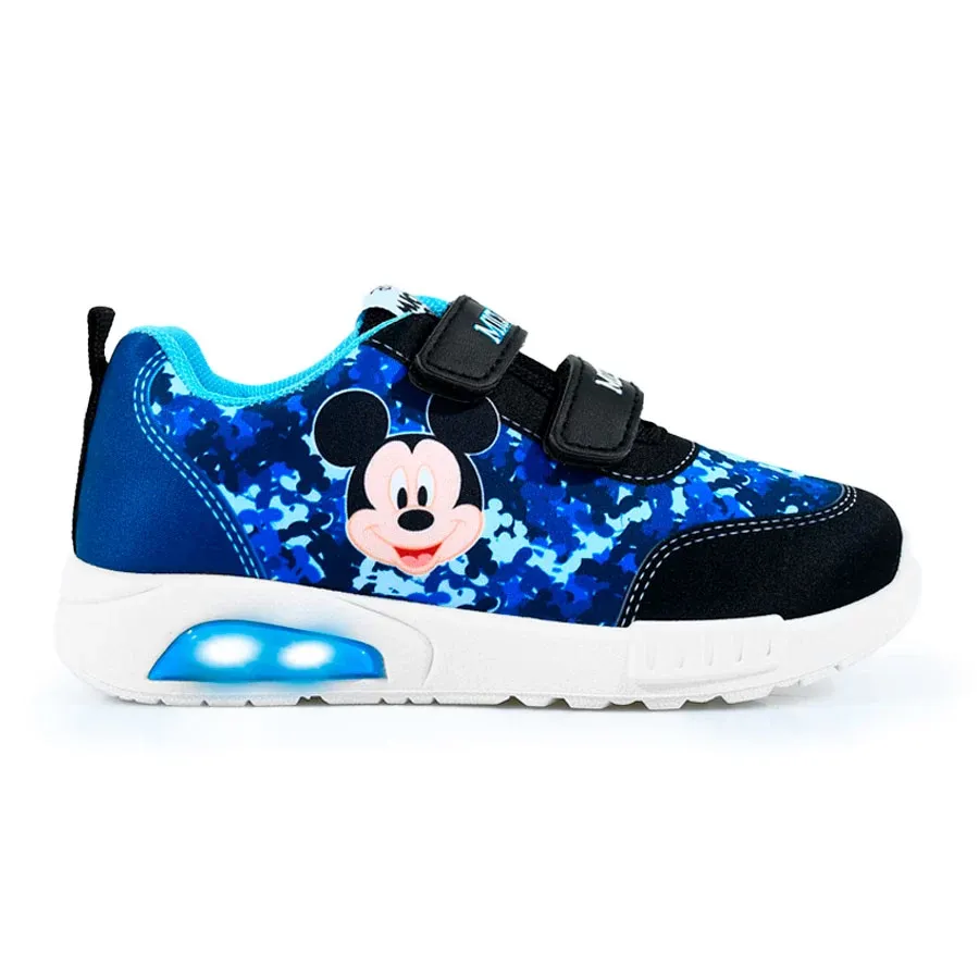Imagen 0 de 4 de Zapatillas Footy Mickey C/Luz-NEGRO/AZUL