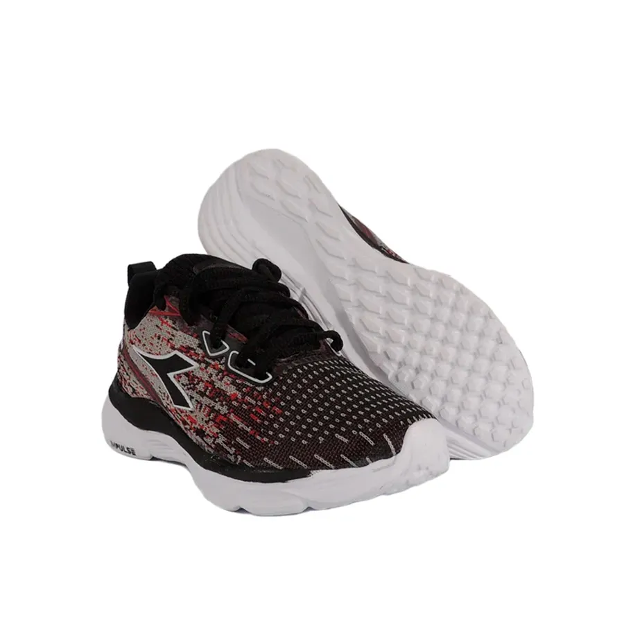 Imagen 3 de 4 de Zapatillas Diadora Voraz Kids-NEGRO/BLANCO/ROJO