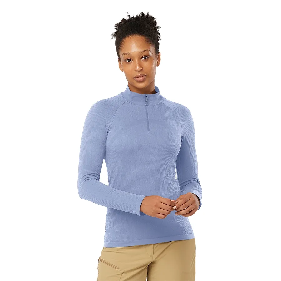 Imagen 2 de 4 de Buzo Salomon Essential Seamless-LILA