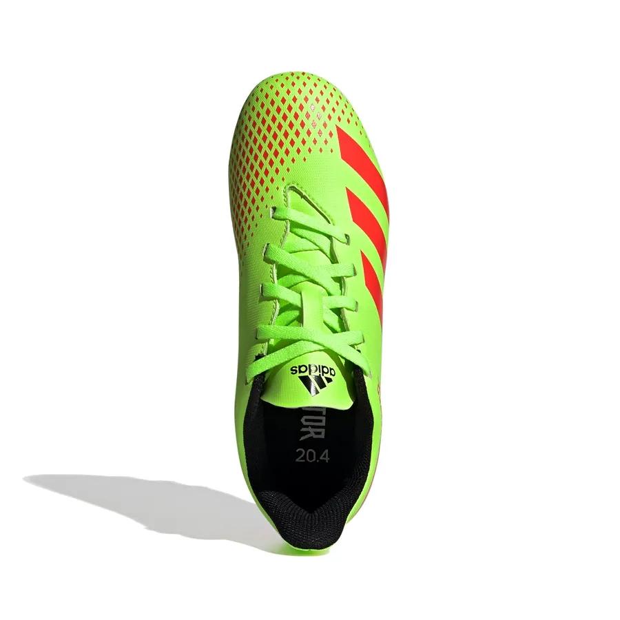 Imagen 3 de 8 de Botines adidas Predator 20.4 Fxg-VERDE FLUOR/ROJO