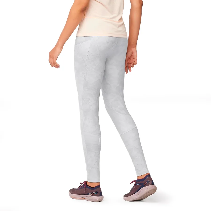 Imagen 2 de 5 de Calza Salomon Cross Run 28" Tight-GRIS