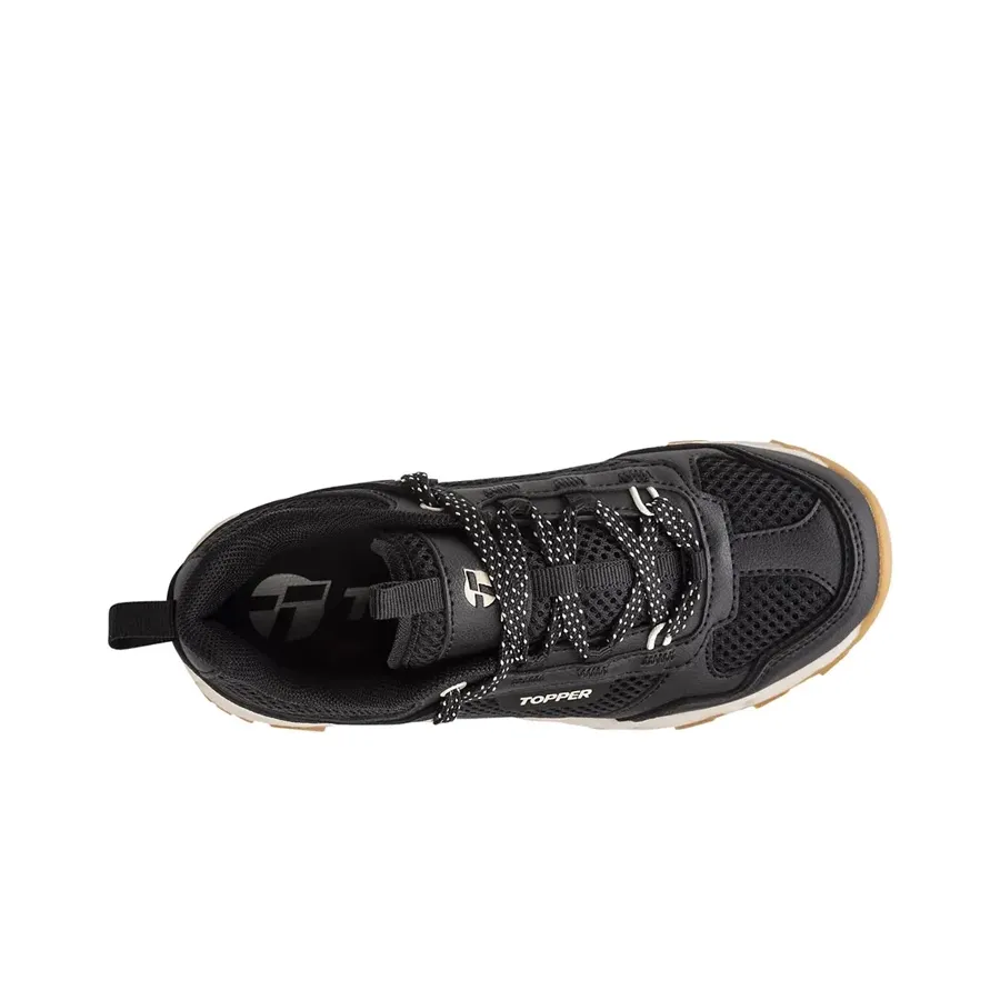 Imagen 3 de 5 de Zapatillas Topper Ever Kids-NEGRO/BEIGE