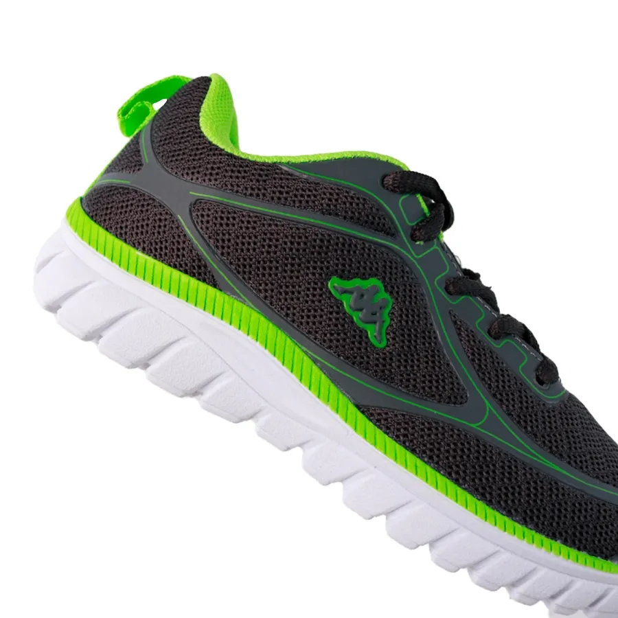 Imagen 3 de 6 de Zapatillas Kappa Rufo Kids-GRAFITO/VERDE
