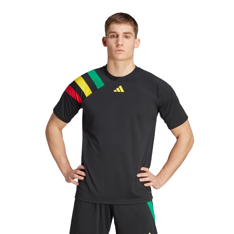 Imagen 2 de 8 de Camiseta adidas Fortore 23-NEGRO/AMARILLO/VERDE/ROJO