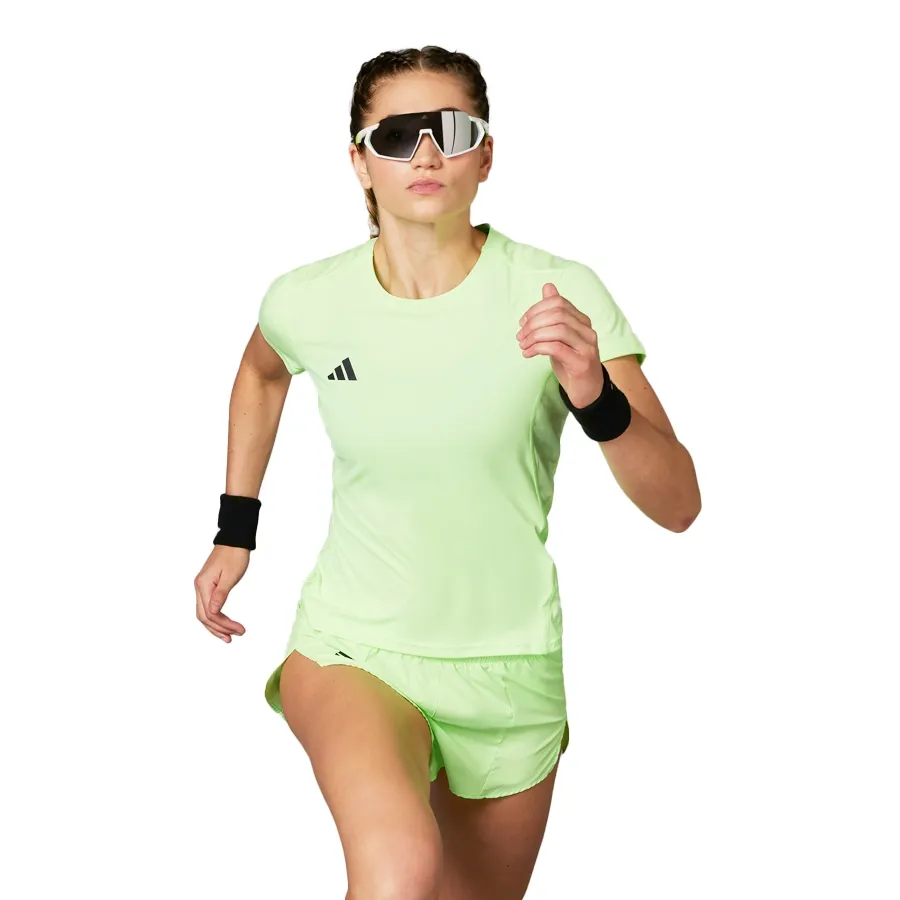 Imagen 2 de 5 de Remera adidas Adizero Essentials-VERDE FLUOR