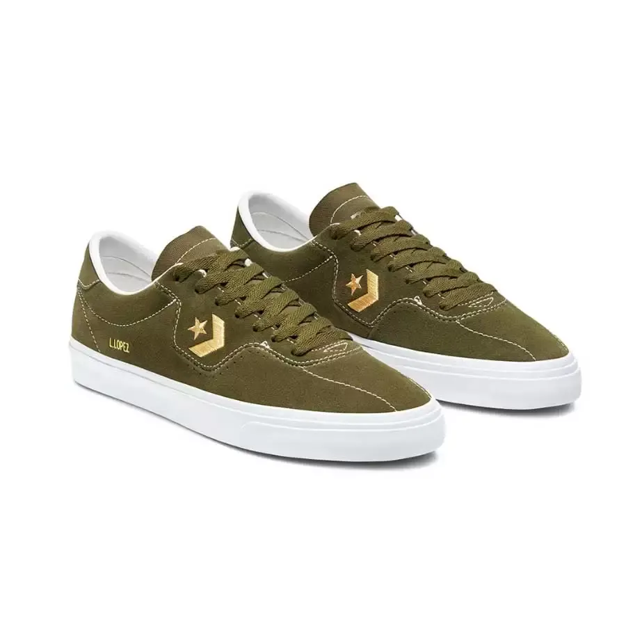 Imagen 5 de 6 de Zapatillas Converse Louie Lopez Pro-VERDE/DORADO