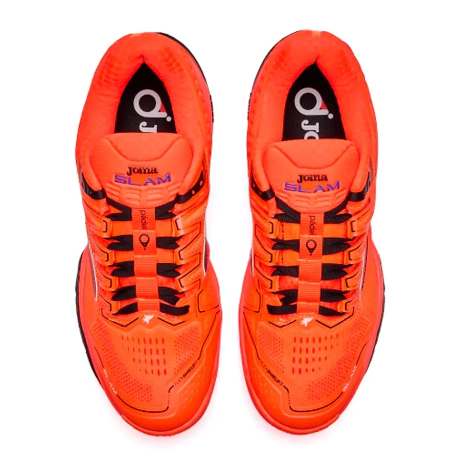 Imagen 3 de 7 de Zapatillas Joma Padel Slam W2408-NARANJA FLUOR/AZUL/NEGRO
