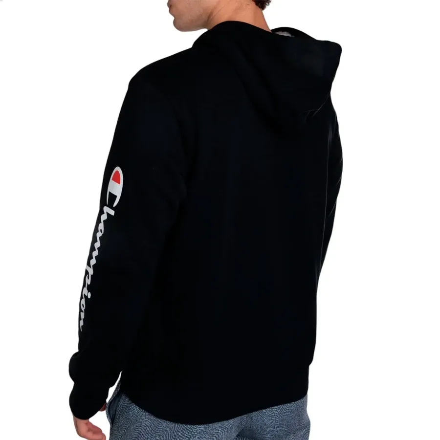Imagen 2 de 4 de Campera Champion Con Capucha-NEGRO