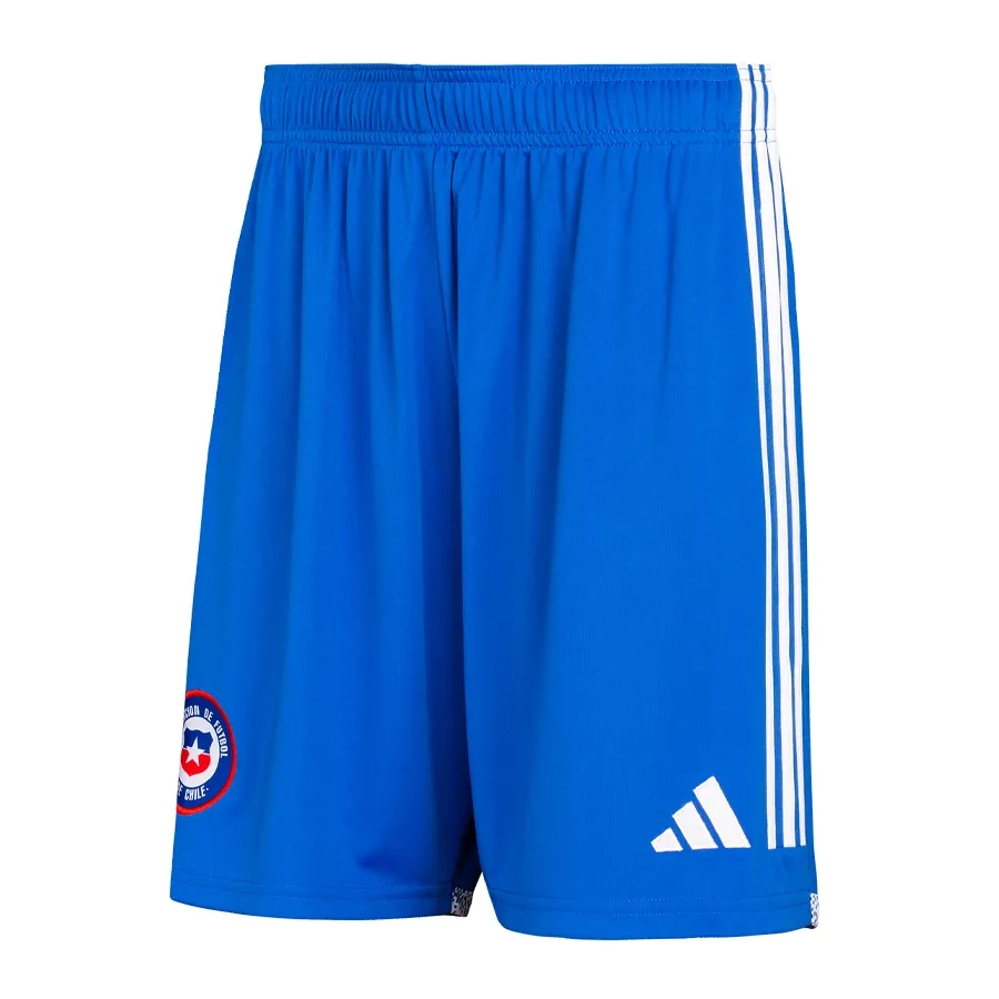 Imagen 0 de 5 de Shorts adidas Titular Chile 22/23-AZUL/BLANCO