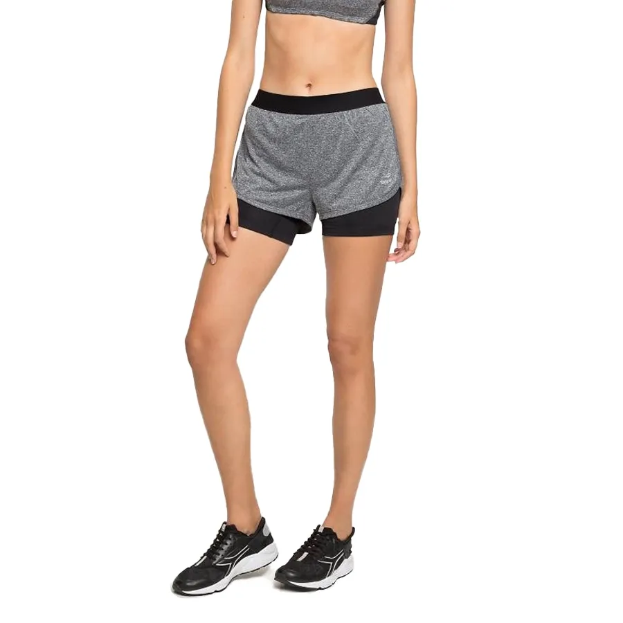 Imagen 0 de 4 de Shorts Topper Kt Training 2 en 1-GRIS/NEGRO