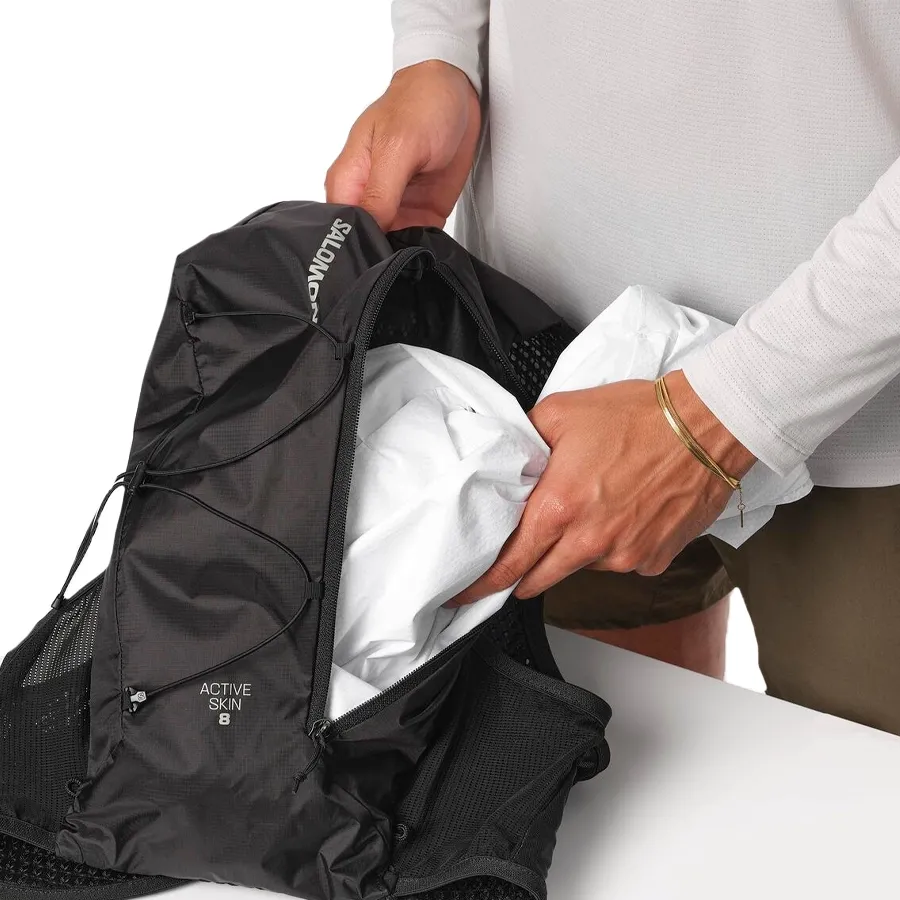 Imagen 5 de 7 de Chaleco De Hidratación Salomon Active Skin 8-NEGRO