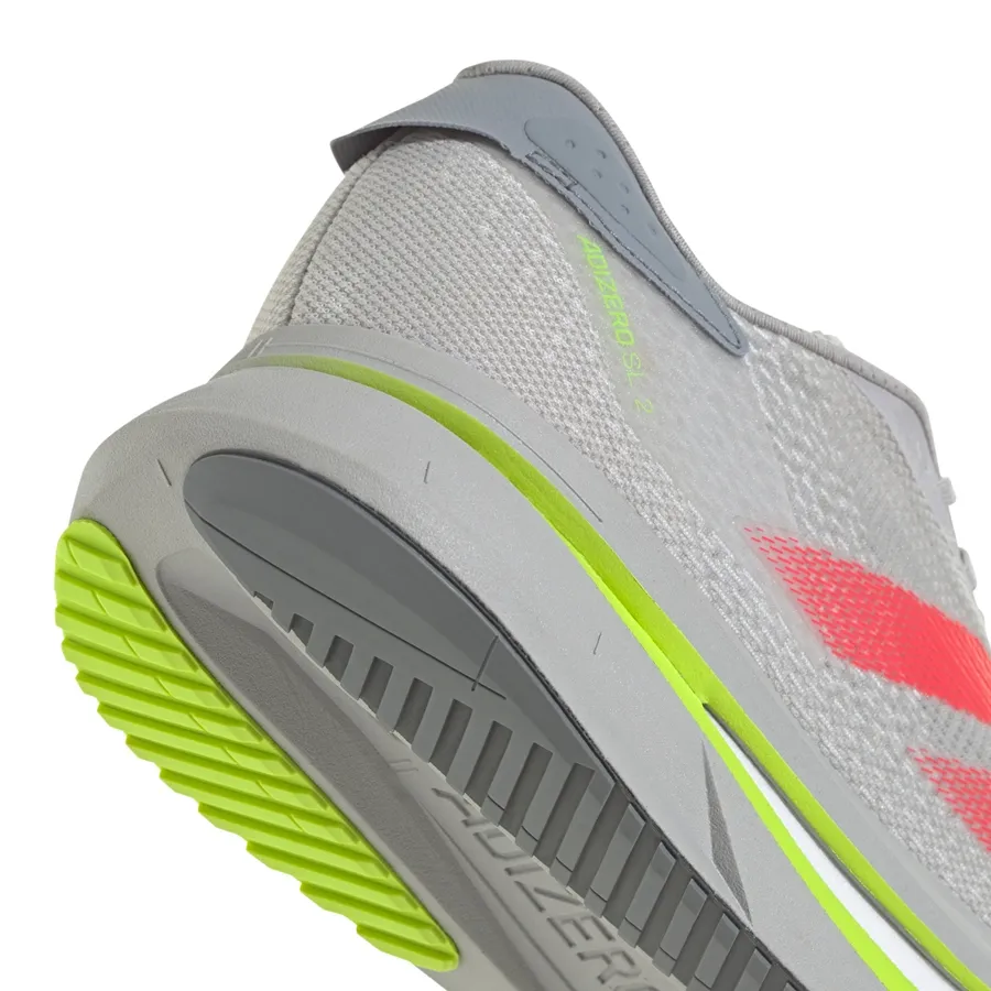 Imagen 6 de 8 de Zapatillas adidas Adizero Sl2-GRIS/CORAL FLUOR/AMARILLO FLUOR