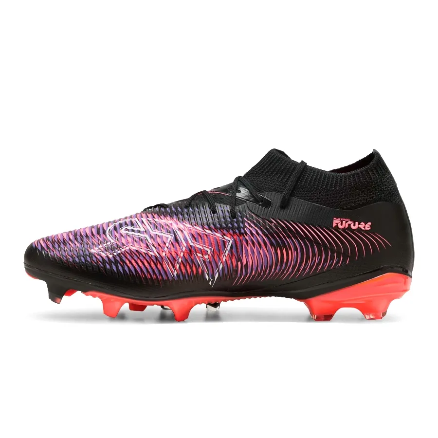 Imagen 3 de 6 de Botines Puma Future Match 8-NEGRO/VIOLETA/NARANJA FLUOROSCENTE