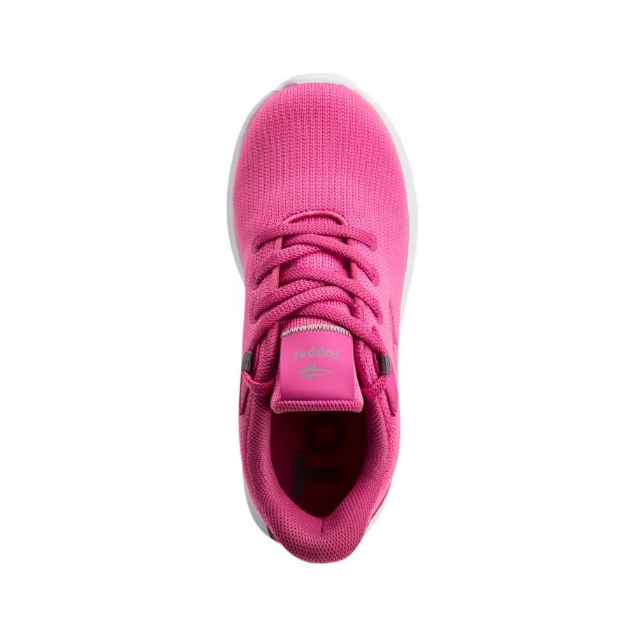 Imagen 3 de 5 de Zapatillas Topper Lambi Kids-FUCSIA/GRIS