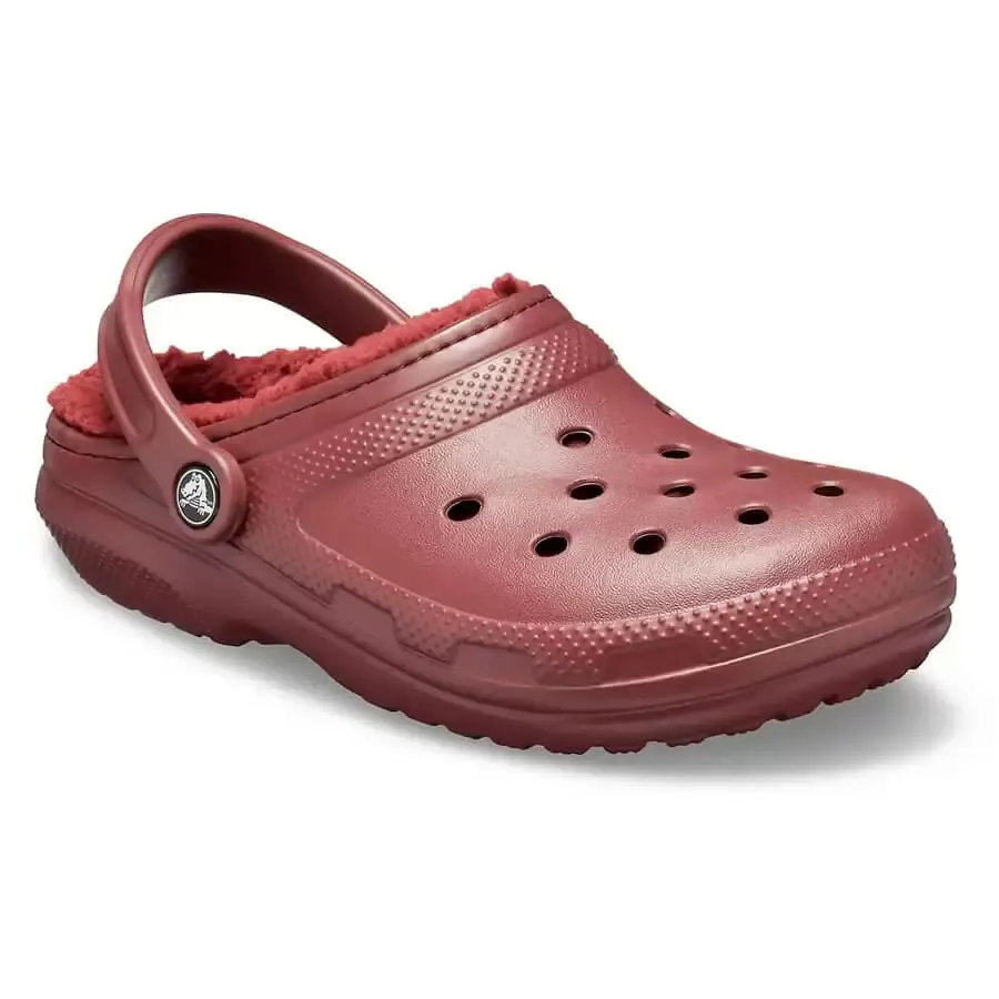 Imagen 1 de 4 de Ojotas Crocs Classic Lined Clog-BORDO