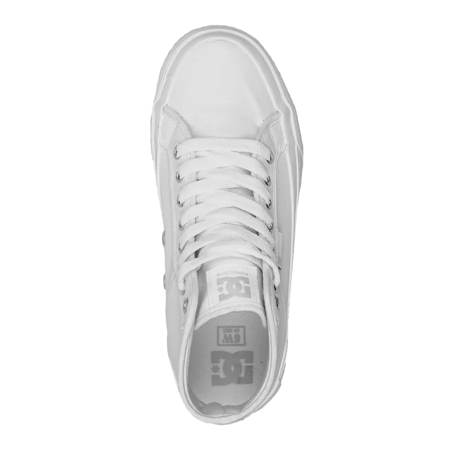 Imagen 3 de 5 de Zapatillas Dc Manual Hi Platform-BLANCO