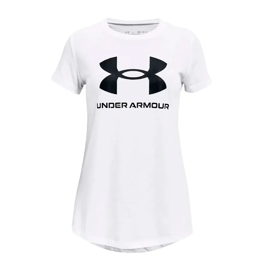 Imagen 0 de 2 de Remera Under Armour Sportstyle Logo-BLANCO/NEGRO