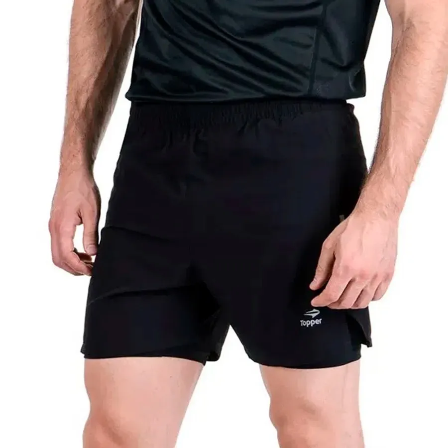 Imagen 0 de 2 de Shorts Topper Running-NEGRO