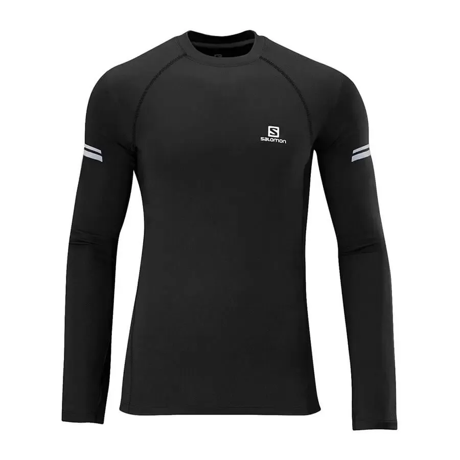Imagen 0 de 1 de Remera Salomon Hybrid-NEGRO