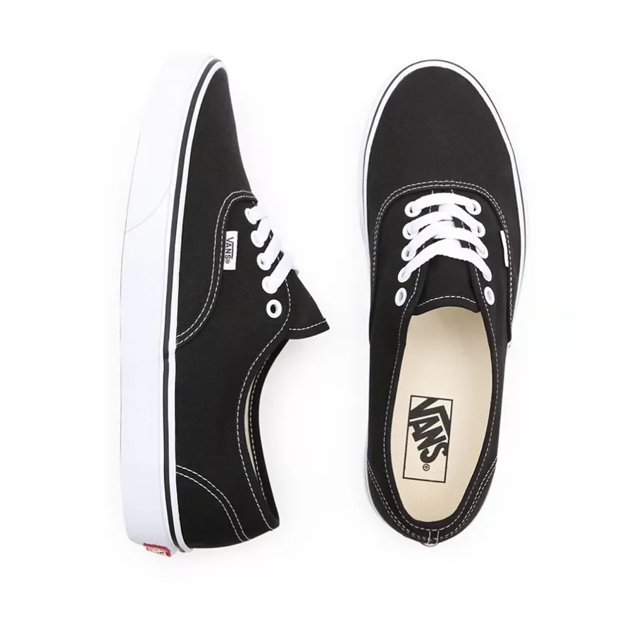 Imagen 1 de 5 de Zapatillas Vans U Authentinc Canvas-NEGRO/BLANCO