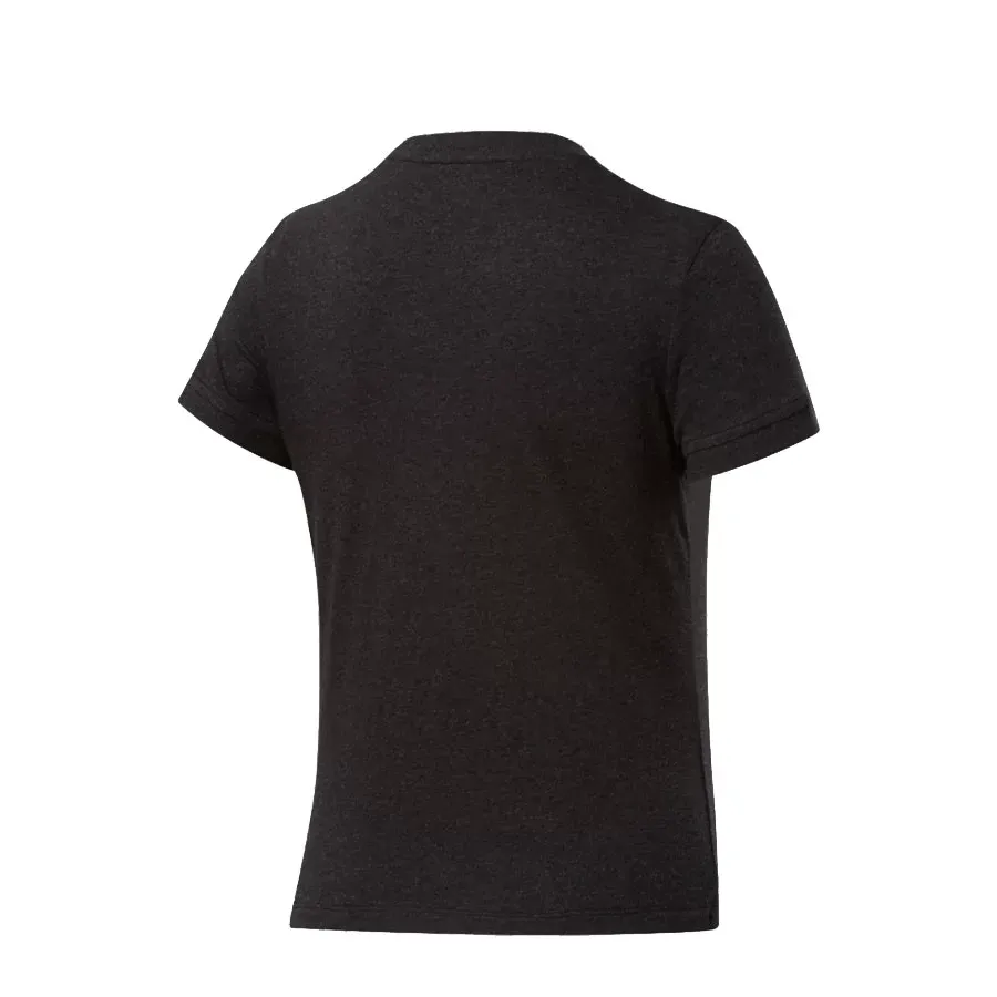 Imagen 4 de 6 de Remera Reebok Texture Logo-NEGRO