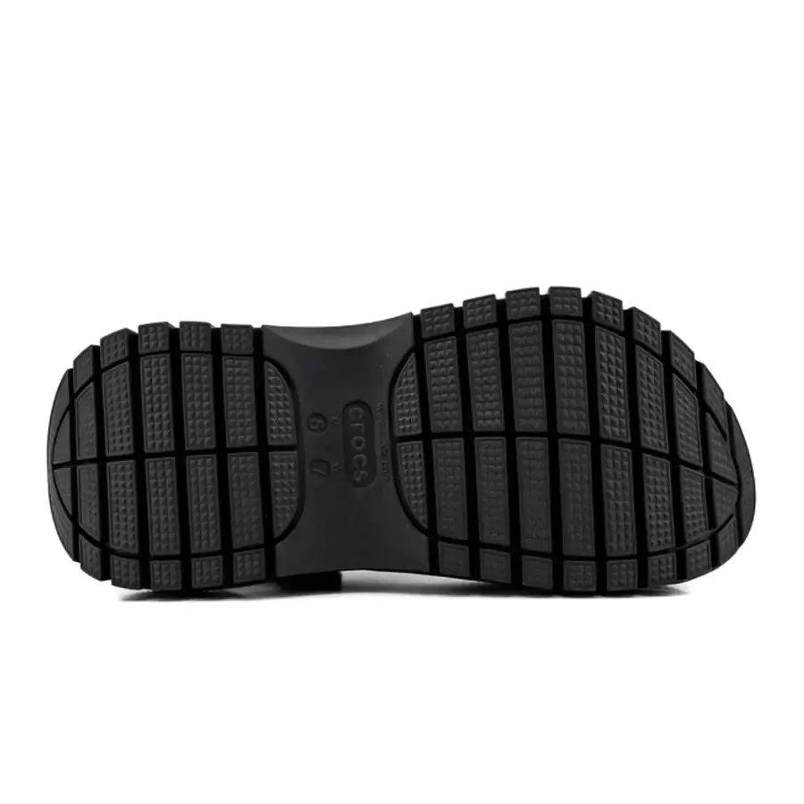 Imagen 5 de 8 de Ojotas Crocs Mega Crush Clog-NEGRO