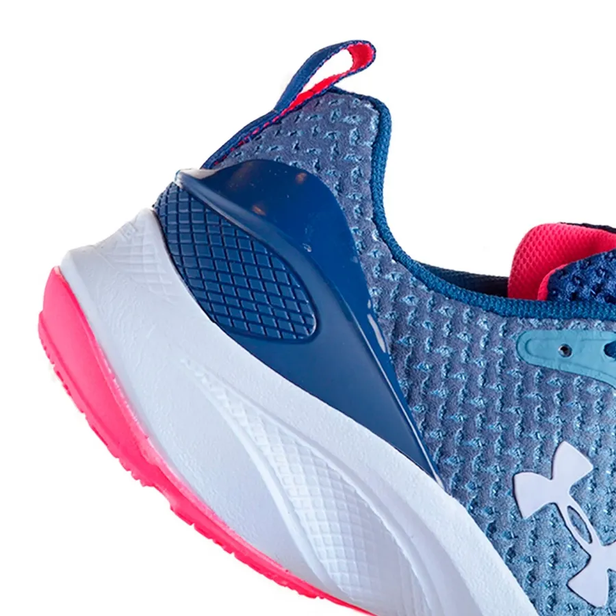 Imagen 4 de 5 de Zapatillas Under Armour Charged Prompt Lam-AZUL/BLANCO/FUCSIA